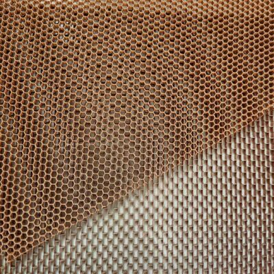 Lõi tổ ong Aramid mật độ 48, kích thước ô 3.2mm, kích thước mở rộng 1050*2500